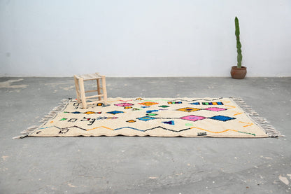 Handmade Moroccan Azilal Rug - 222 x 139 cm - Moroccan Rugs