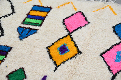 Handmade Moroccan Azilal Rug - 222 x 139 cm - Moroccan Rugs