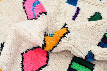 Handmade Moroccan Azilal Rug - 222 x 139 cm - Moroccan Rugs