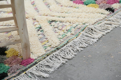 Handmade Moroccan Azilal Rug 222x133 cm - Moroccan Rugs