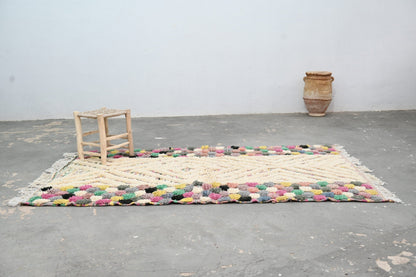 Handmade Moroccan Azilal Rug 222x133 cm - Moroccan Rugs