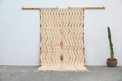 Handmade Moroccan Azilal Rug 223x133 cm - Moroccan Rugs