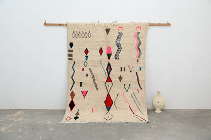 Handmade Moroccan Azilal Rug - 223x157cm - Moroccan Rugs