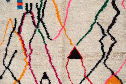 Handmade Moroccan Azilal Rug - 228x152cm - Moroccan Rugs