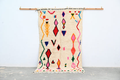 Handmade Moroccan Azilal Rug 231x131cm - Moroccan Rugs