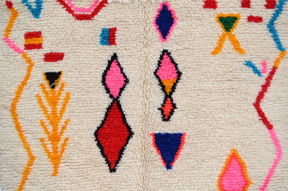 Handmade Moroccan Azilal Rug 231x131cm - Moroccan Rugs