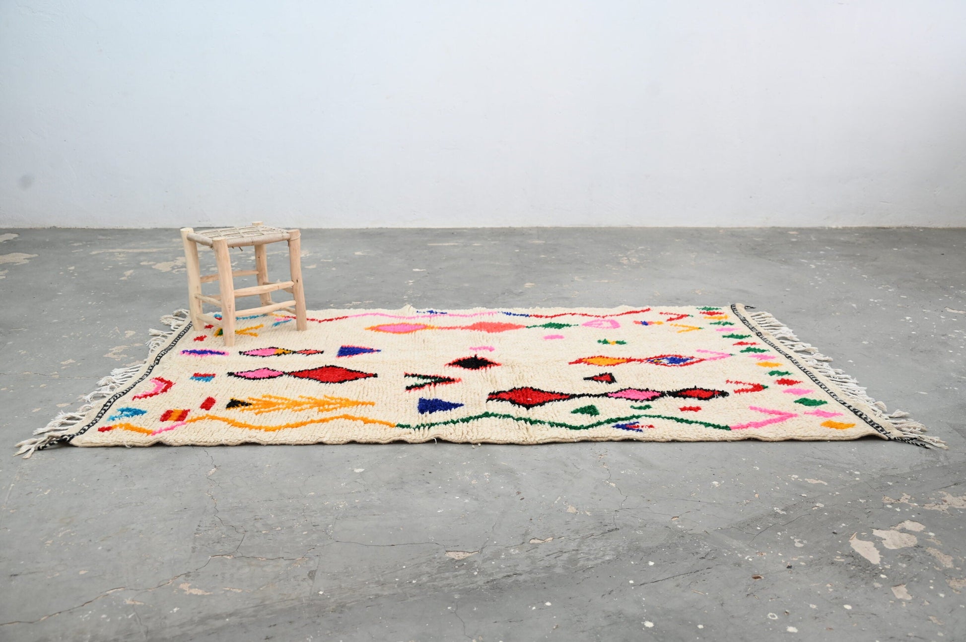 Handmade Moroccan Azilal Rug 231x131cm - Moroccan Rugs