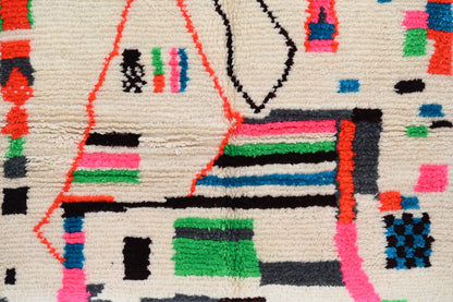 Handmade Moroccan Azilal Rug - 234x161 cm - Moroccan Rugs