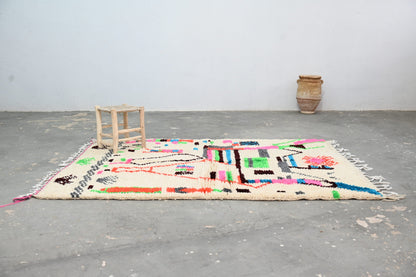 Handmade Moroccan Azilal Rug - 234x161 cm - Moroccan Rugs