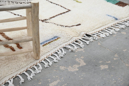 Handmade Moroccan Azilal Rug - 237x146 cm - Moroccan Rugs