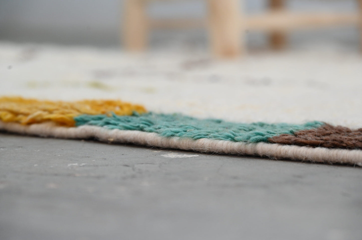 Handmade Moroccan Azilal Rug - 237x146 cm - Moroccan Rugs