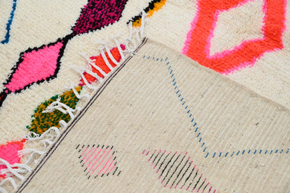 Handmade Moroccan Azilal Rug - 237x155 cm - Moroccan Rugs