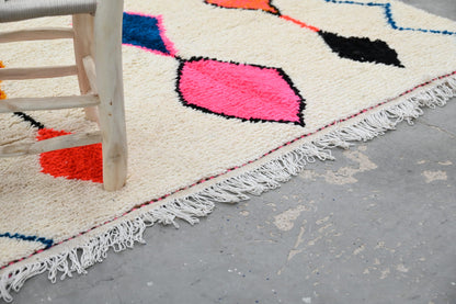 Handmade Moroccan Azilal Rug - 237x155 cm - Moroccan Rugs