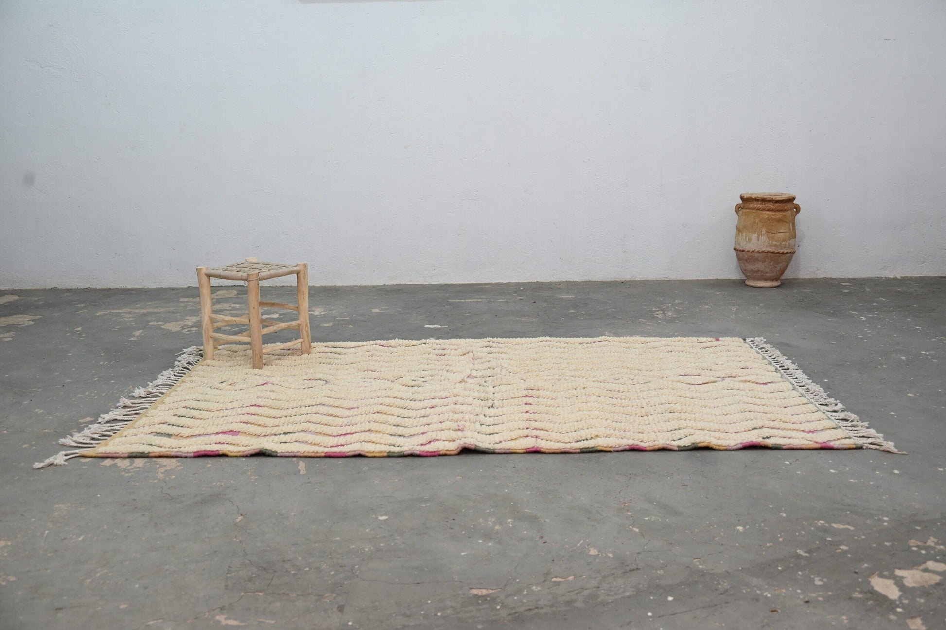 Handmade Moroccan Azilal Rug - 238x144cm - Moroccan Rugs