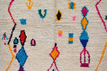 Handmade Moroccan Azilal Rug 240x132cm - Moroccan Rugs