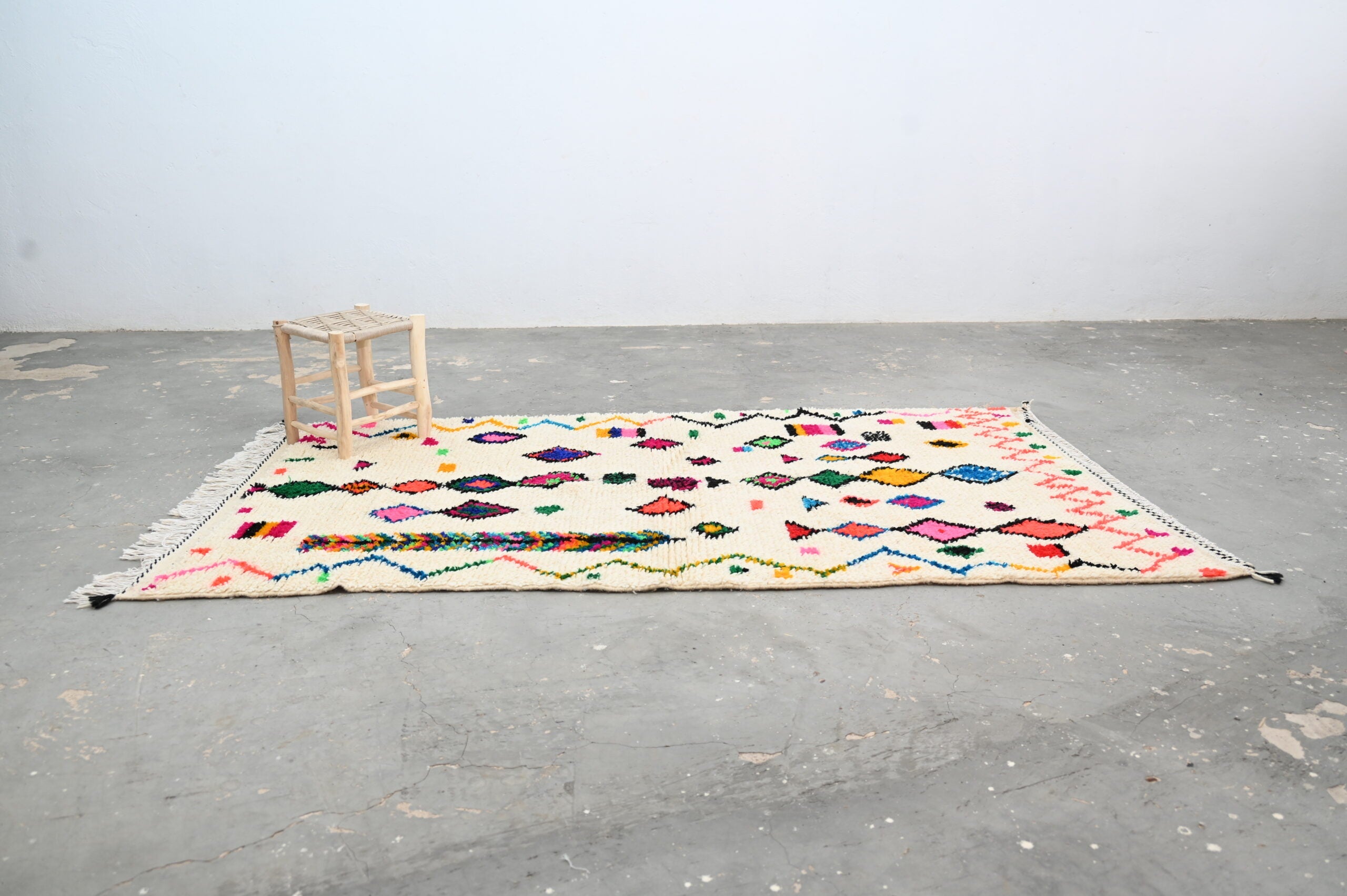 Handmade Moroccan Azilal Rug 240x144cm