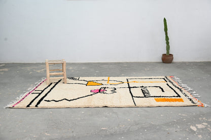 Handmade Moroccan Azilal Rug 240x152 cm - Moroccan Rugs