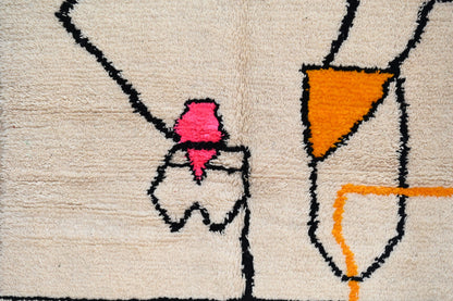 Handmade Moroccan Azilal Rug 240x152 cm - Moroccan Rugs