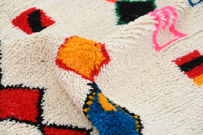 Handmade Moroccan Azilal Rug 242x140cm - Moroccan Rugs