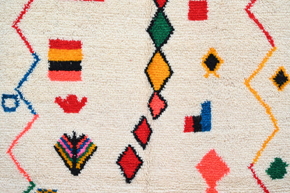 Handmade Moroccan Azilal Rug 242x140cm - Moroccan Rugs