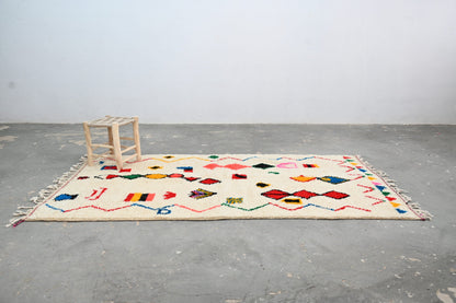 Handmade Moroccan Azilal Rug 242x140cm - Moroccan Rugs