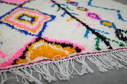 Handmade Moroccan Azilal Rug 243x131 cm - Moroccan Rugs