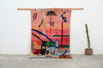 Handmade Moroccan Azilal Rug - 244x147 cm - Moroccan Rugs