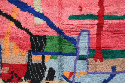 Handmade Moroccan Azilal Rug - 244x147 cm - Moroccan Rugs