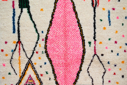 Handmade Moroccan Azilal Rug - 245x146 cm - Moroccan Rugs