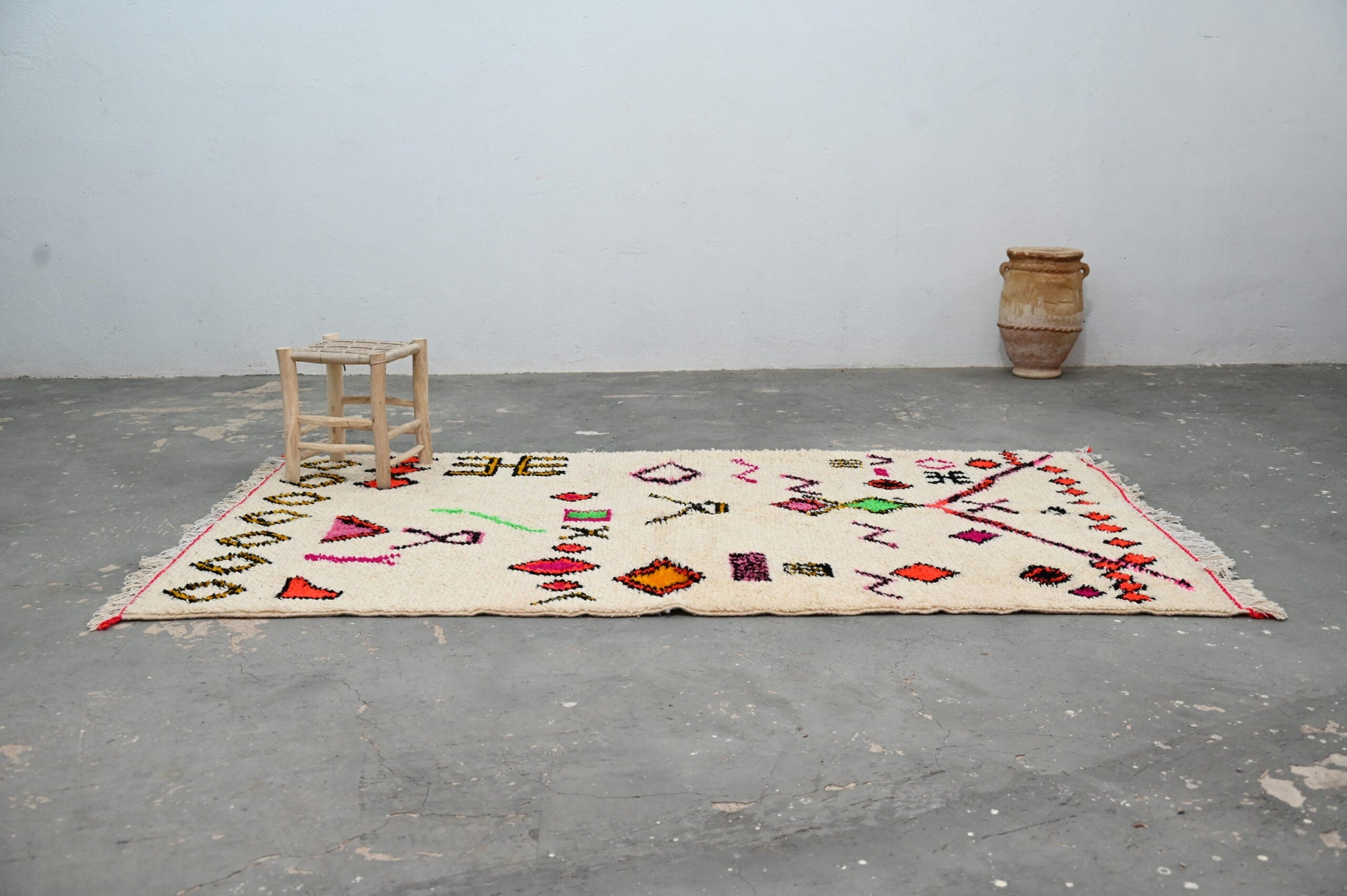 Handmade Moroccan Azilal Rug 247x146 cm - Moroccan Rugs