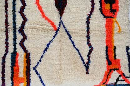 Handmade Moroccan Azilal Rug - 250x145 cm - Moroccan Rugs