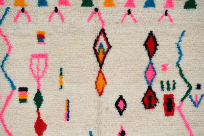 Handmade Moroccan Azilal Rug 250x145 cm. - Moroccan Rugs