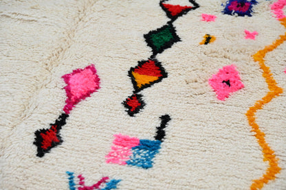 Handmade Moroccan Azilal Rug 250x145 cm. - Moroccan Rugs