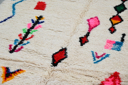 Handmade Moroccan Azilal Rug 250x145 cm. - Moroccan Rugs