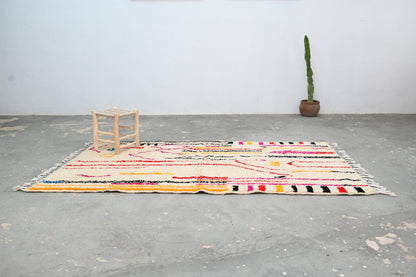 Handmade Moroccan Azilal Rug - 253x144 cm - Moroccan Rugs