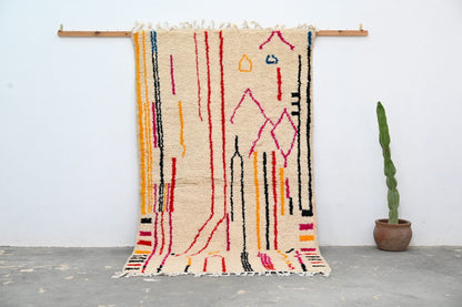 Handmade Moroccan Azilal Rug - 253x144 cm - Moroccan Rugs