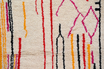 Handmade Moroccan Azilal Rug - 253x144 cm - Moroccan Rugs