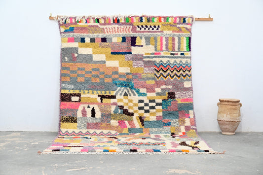 Handmade Moroccan Azilal Rug: 300x208 cm - Moroccan Rugs