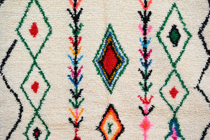 Handmade Moroccan Traditional Azilal Rug 240x150cm - Moroccan Rugs