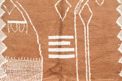 Handmade Moroccan Traditional Azilal Rug - 328x197cm - Moroccan Rugs