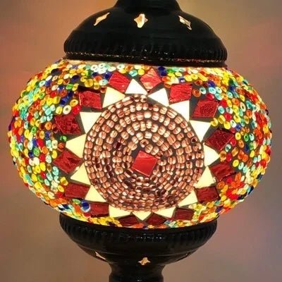 Handmade Turkish Mosaic Glass Pendant Light - Decorbites