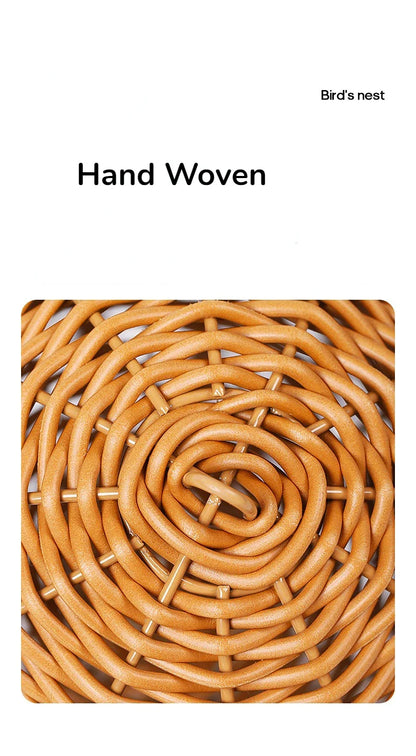 Handwoven Grass Bird Cage Hut for Small Birds