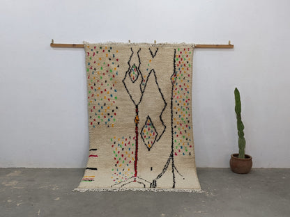 Handwoven Moroccan Azilal Rug 234x147 cm - Moroccan Rugs