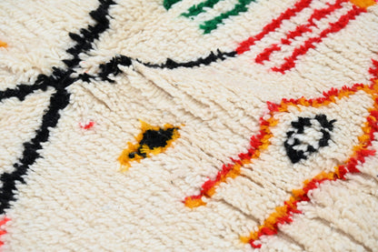 Handwoven Moroccan Azilal Rug - 245x146 cm - Moroccan Rugs