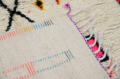 Handwoven Moroccan Azilal Rug - 245x146 cm - Moroccan Rugs