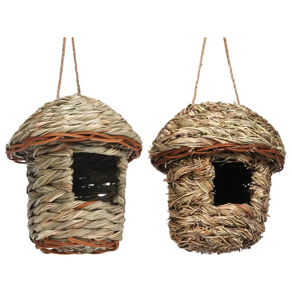 Handwoven Parrot Bird Nest for Outdoor Gardens