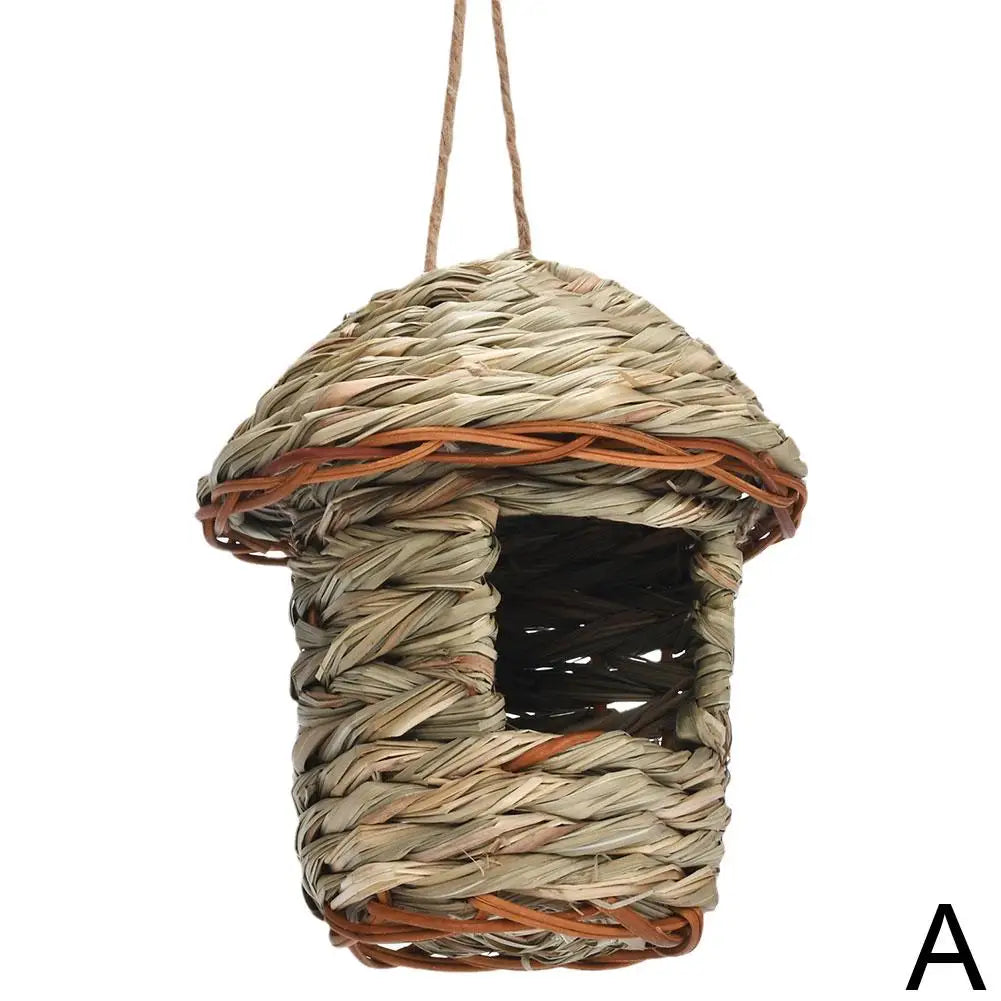 Handwoven Parrot Bird Nest for Outdoor Gardens