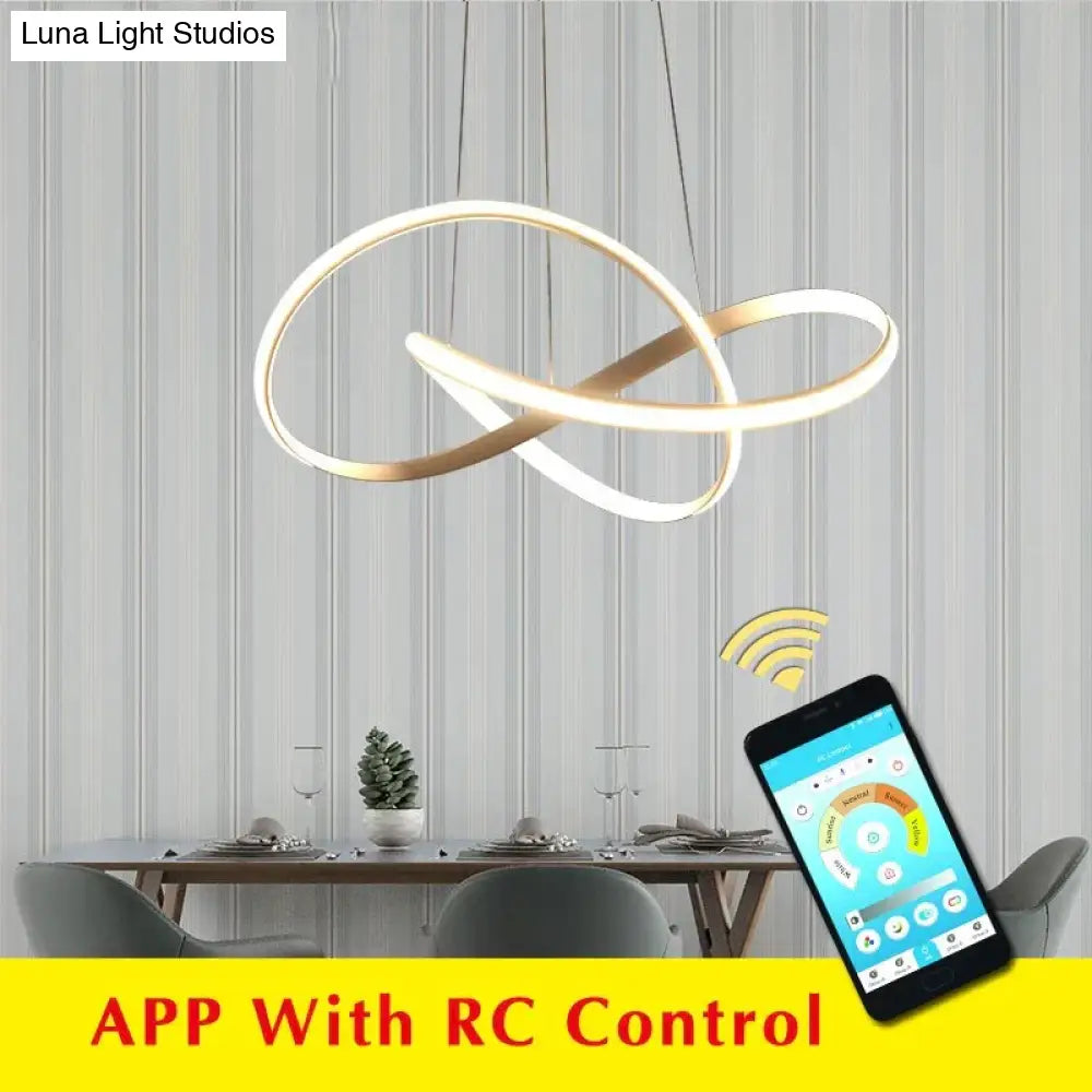 DecorBites™ Hanging Lamp Moedern Led Pendant Light For Living Room Bedroom Dining Room Kitchen Lustres White&Black&Gold Pendant Lamp Fixture