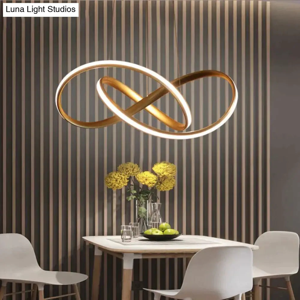 DecorBites™ Hanging Lamp Moedern Led Pendant Light For Living Room Bedroom Dining Room Kitchen Lustres White&Black&Gold Pendant Lamp Fixture
