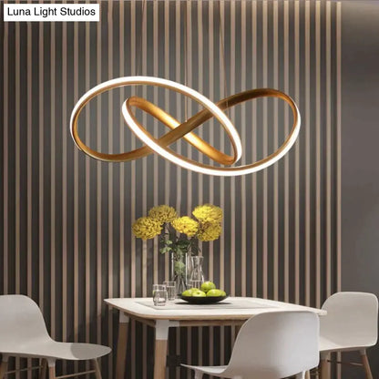 DecorBites™ Hanging Lamp Moedern Led Pendant Light For Living Room Bedroom Dining Room Kitchen Lustres White&Black&Gold Pendant Lamp Fixture